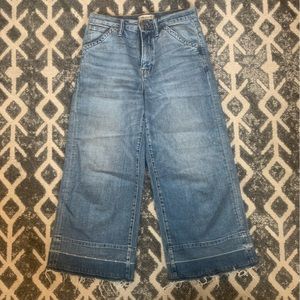 Madewell Wide Leg Crop Jeans